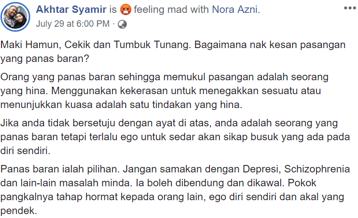 Awas Sila Semak 13 Tanda Ini Jika Partner Anda Seorang Yang Panas Baran Kisah Dunia