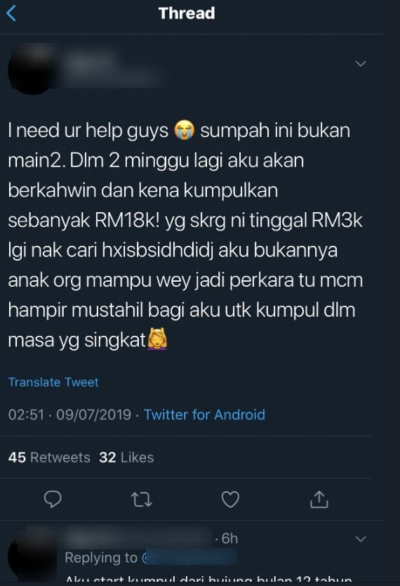 Buat Fake Account Kutip Derma Konon Tak Cukup RM3K Nak Kahwin, Sekali Kantoi!