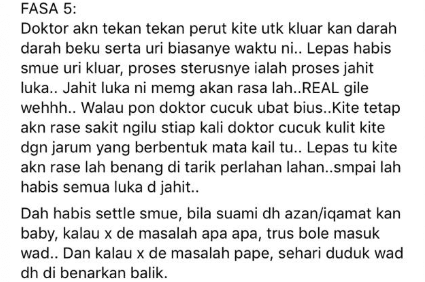 Tak Kira Anak 1st Atau Last, Suami Kena Tahu 5 Fasa Keperitan Isteri Bersalin