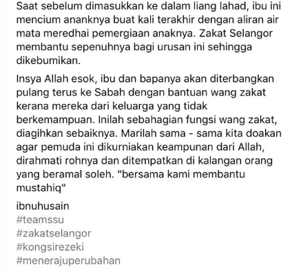 Sanggup Datang Dari Sabah Jaga Anak Koma, Air Mata Ibu Meredai Pemergiannya..