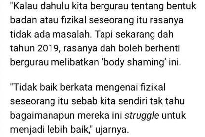 Tenang Kawal Situasi Isu ‘Body Shaming’, Alif Satar Beri Peringatan Padu!