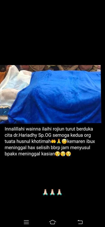 Lepas Isteri Hembus Nafas Akhir, Suami Pula Dijemput Illahi 12 Jam Kemudian…