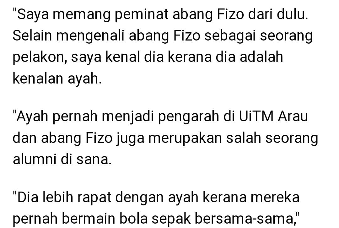 Tinggalkan Komen Di IG Pembaca Berita, Ramai Dakwa Fizo Cuba Mengurat Tapi…