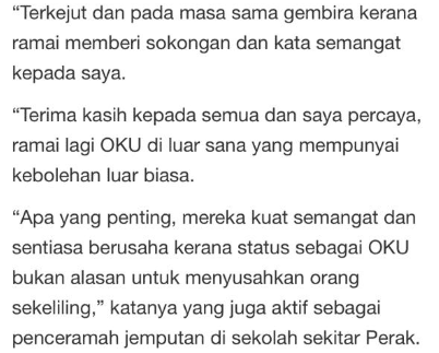 “Mula-Mula Memang Takut” – Viral Pemandu OKU Guna Kaki, Wanita Ini Buka Cerita