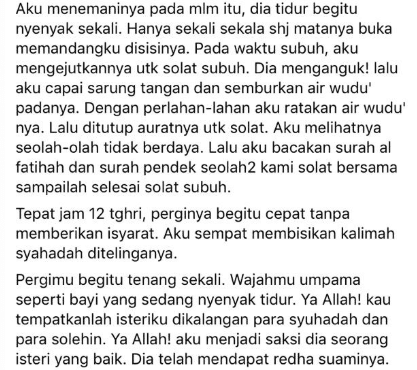 “Syurga Tempatmu Sayang”-Isteri Pergi Tinggalkan 5 Puteri, Sempat Titip Pesan..