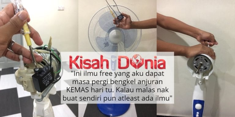 Dapat 11,000 Retweet, Lelaki Kongsi Cara Repair Kipas Angin Slow