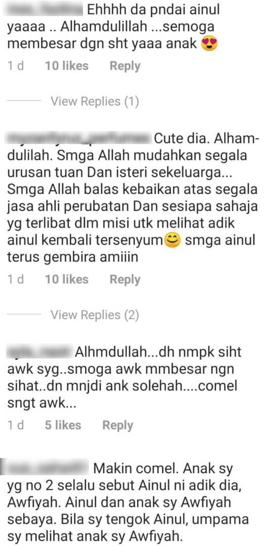 2 Bulan Lepas Buang Tumor, Ramai Pelik Kenapa Tiub Masih Melekat Di Leher Ainul