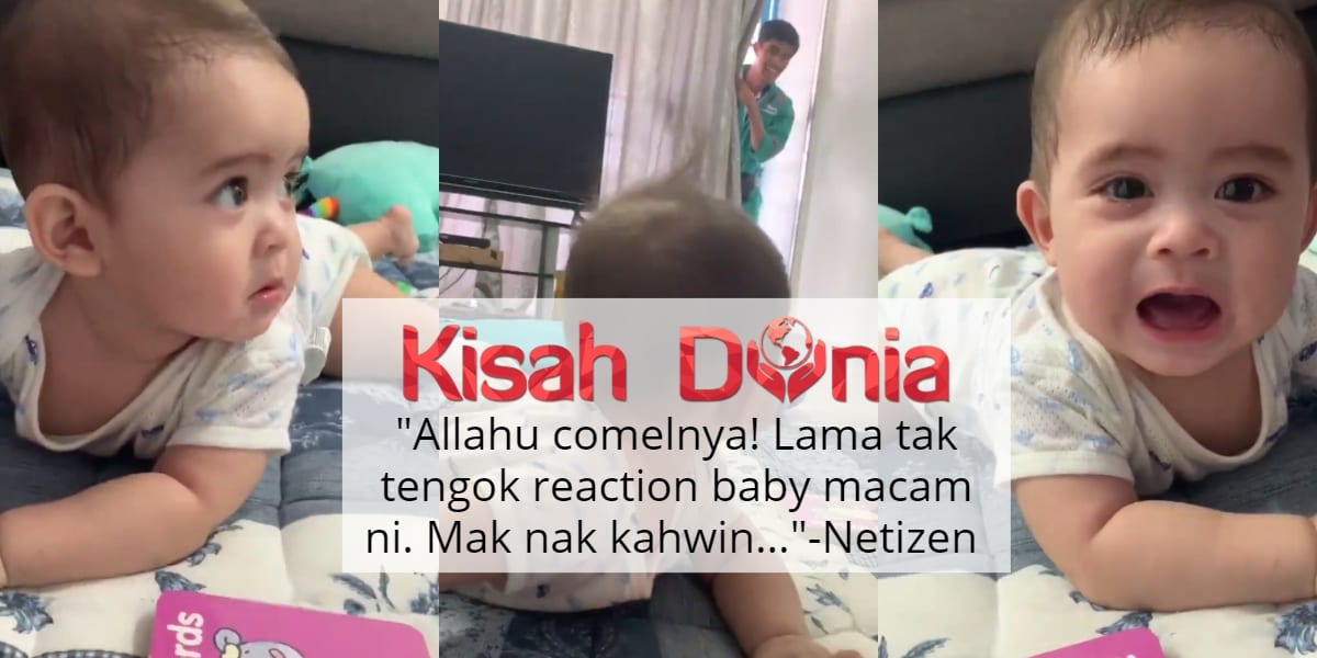 [VIDEO] "Sampai Berair Mata"-Reaksi Baby Ini Bila Ayah Balik Kerja Cute Sangat! 2