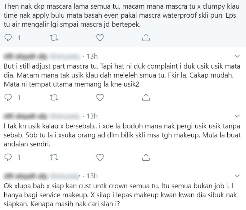 “Makeup Tak Siap Dah Balik”- MUA Dihentam Datang Lambat Rupanya Ada Plot Twist!