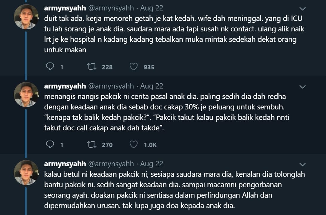 Akui Merempat Sebab Anak Terlantar Di ICU, Tapi Cerita Pakcik TBS Ada Keraguan?