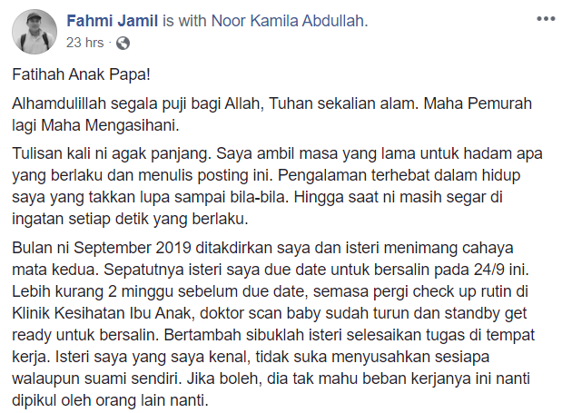 “Nak Keluar Dah Ni”-Isteri Beranak Di Rumah, Suami Terpaksa Jadi Bidan Terjun!