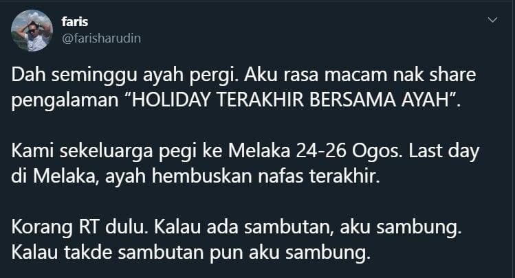 “Doktor Tak Bagi Tapi…”-Ayah Beriya Nak Holiday, Akhiri Hayat Dengan Keluarga