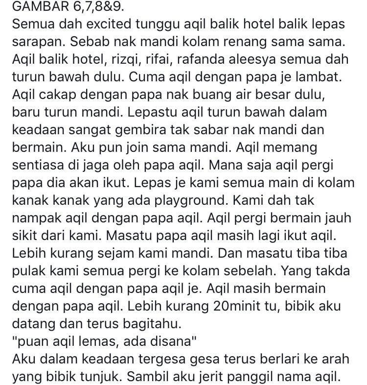 “Perginya Tak Kembali..”-Gembira Jadi Tragedi, Budak Temui Ajal Di Kolam Dewasa