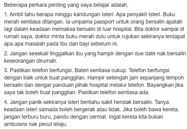 “Nak Keluar Dah Ni”-Isteri Beranak Di Rumah, Suami Terpaksa Jadi Bidan Terjun!