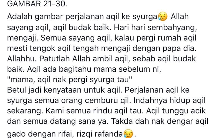 “Perginya Tak Kembali..”-Gembira Jadi Tragedi, Budak Temui Ajal Di Kolam Dewasa