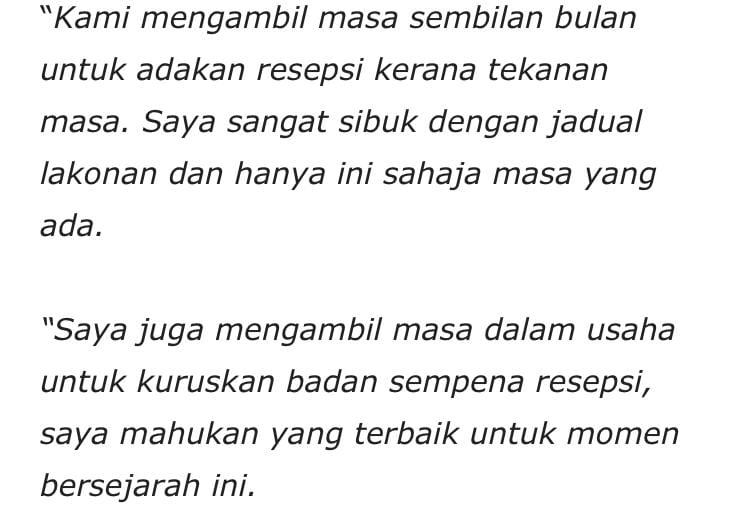 9 Bulan Tangguh Resepsi, Raja Ilya Dedah Dapat Tajaan Kahwin Cecah RM10 Juta!