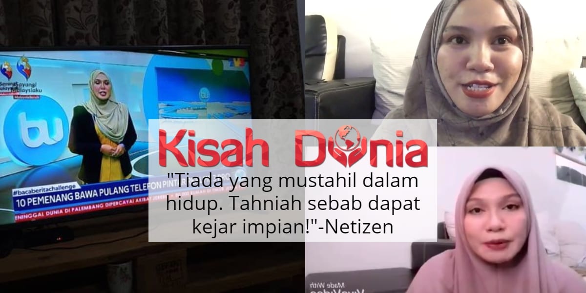[VIDEO] Dulu Tayang Bakat Depan Phone, Kini Berjaya Baca Berita Di Pentas TV3! 6