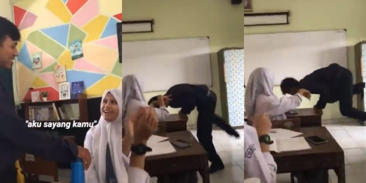 [VIDEO] Penangan Pickupline Padu, Reaksi Guru Ini Sampai Terangkat Dalam Kelas