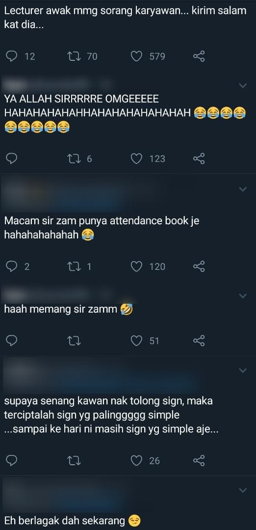 [VIDEO] Tak Nak Tolong Sign Attendance Kawan, Rupanya Buku Pensyarah Seram Gila