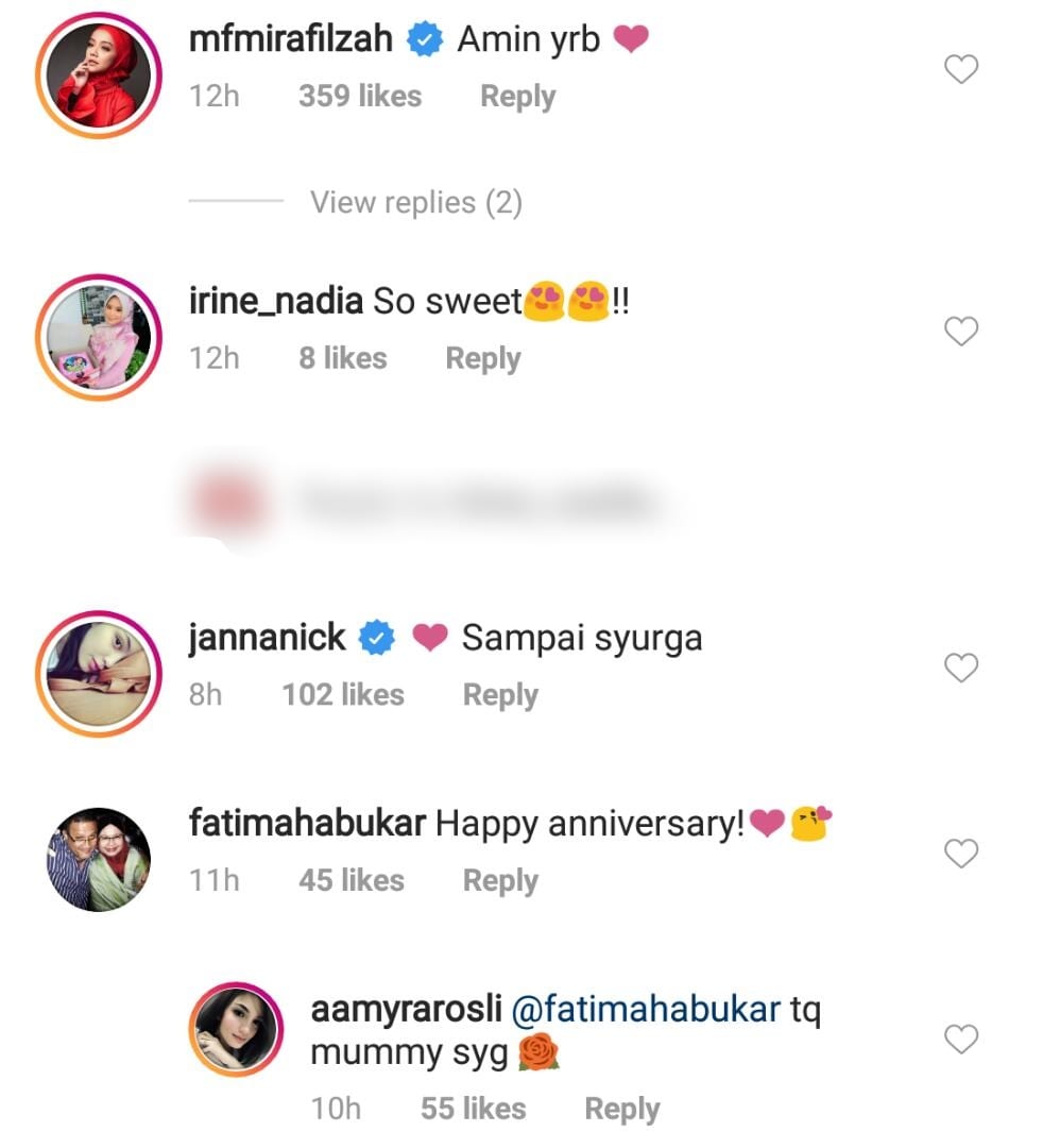 Kongsi Detik Anniversary Ke-3, Ucapan Amar & Amyra Rosli Sweet Habis