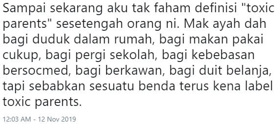 Bagi Duit ‘Berkepuk-Kepuk’ Belum Cukup, Wanita Ini Ulas Realiti ‘Toxic Parents’