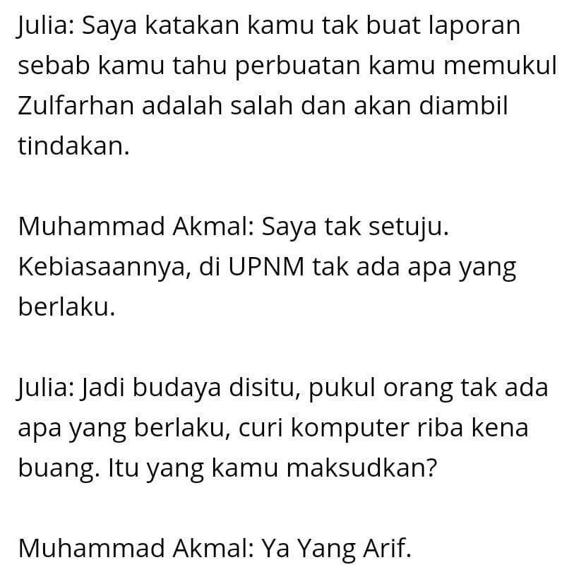 Tertuduh Pertama Mengaku Cucuh Zulfarhan Guna Seterika, Hanya Sapu Losyen Gamat