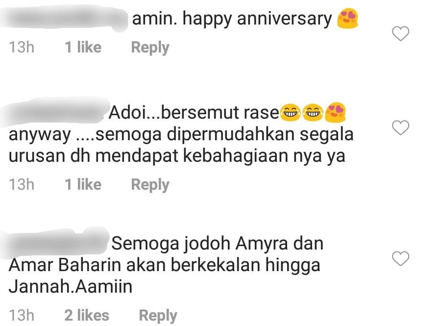 Kongsi Detik Anniversary Ke-3, Ucapan Amar & Amyra Rosli Sweet Habis