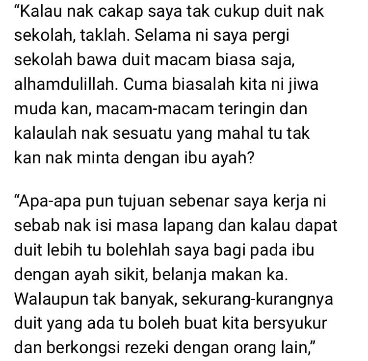 Baru Form 4 Jadi Rider Hantar Makanan, Remaja Harap Jangan Salahkan Ibu Bapanya