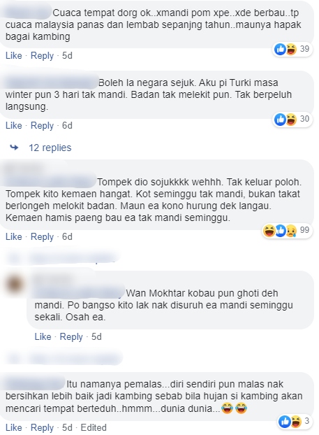 Jangan Malu Mandi Seminggu Sekali, Pereka Fesyen Kata Itulah Rahsia Awet Muda