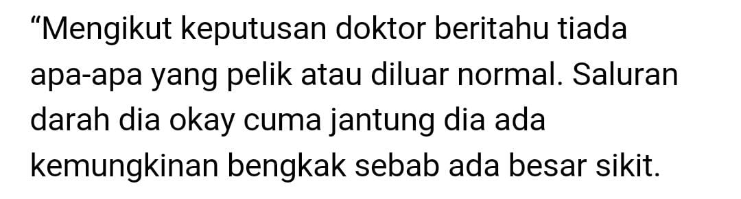 Nora Dedah Result ‘Postmortem’, Syukur Alif Bebas Sebarang Ubatan Terlarang