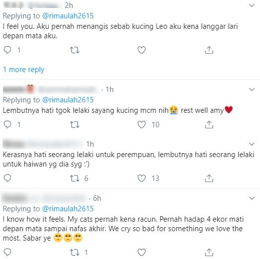 “Maafkan Abang, Amy” – Gugur Air Mata Jantan Selepas Perginya Kucing Kesayangan