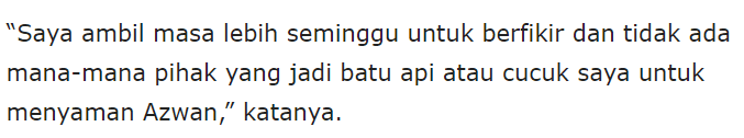 “Minta Maaf Macam Tak Ikhlas” – DS Vida Tetap Akan Saman Azwan Ali