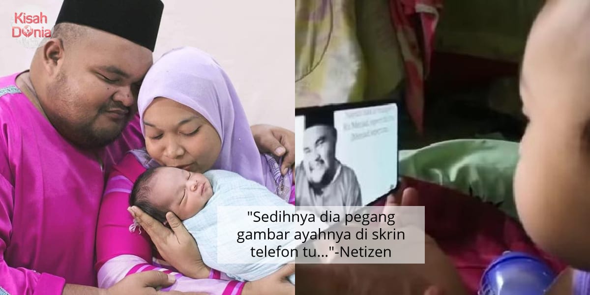 [VIDEO] Tangan Anak Abam Pegang Skrin Nak Capai Allahyarham Buat Netizen Sebak 1