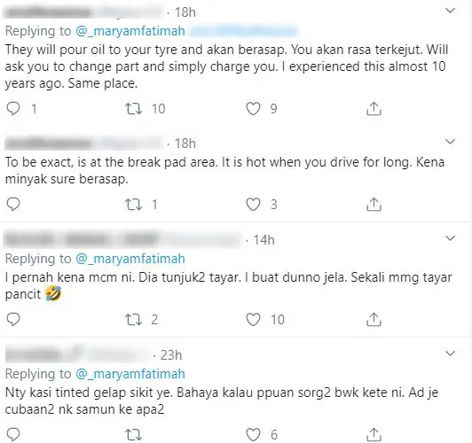 Siang Pun Tak Selamat, Gadis Dipaksa Berhentikan Kereta Kononnya Tayar Rosak