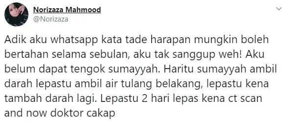 “Doakan Sumayyah…”-Bayi Derita Masalah Jantung, Mungkin Tiada Harapan Hidup