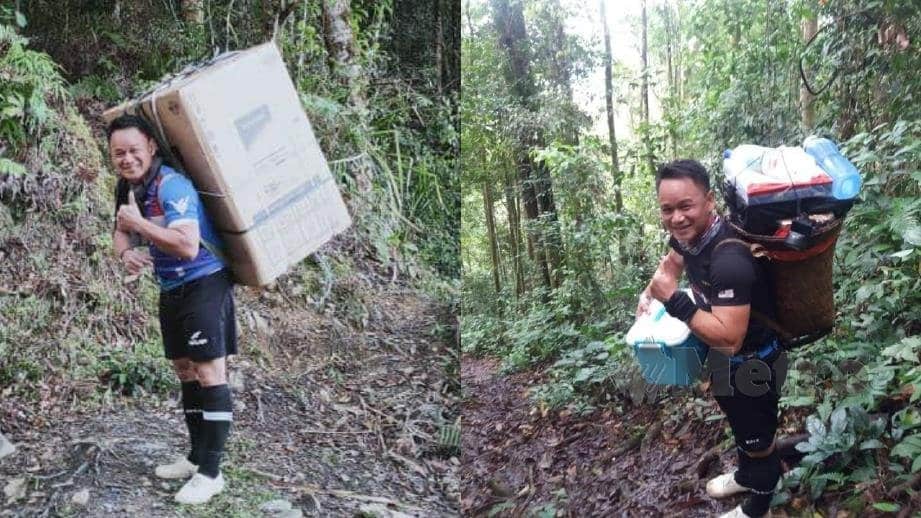 Redah Hutan Selama 7 Jam, Guru Pikul Peti Ais Untuk Hadiahkan Kepada Pelajarnya 2
