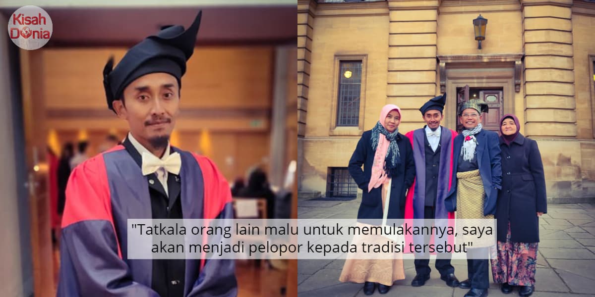 “Saya Orang Melayu” – Pensyarah Bangga Pakai Tanjak Semasa Konvo Di Oxford