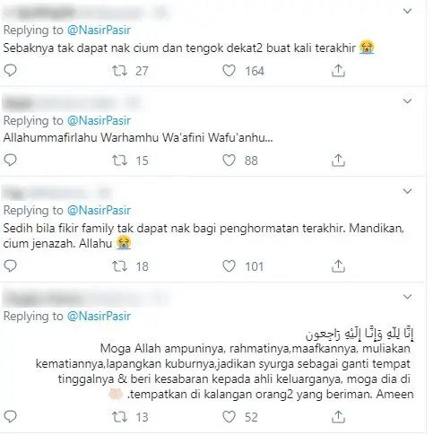 [VIDEO] Terpaksa Jarakkan Diri, Keluarga Tak Dapat Bagi Penghormatan Terakhir