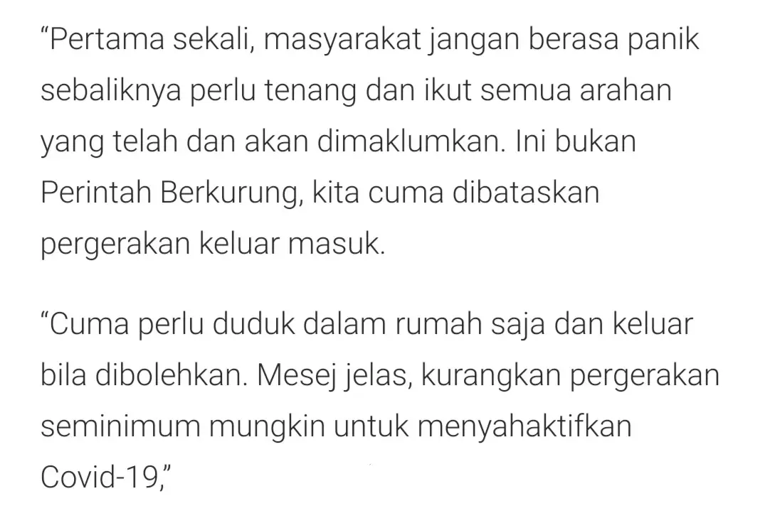 Bantu Perwira Negara Kurangkan COVID-19, Masa Untuk Netizen Mainkan Peranan