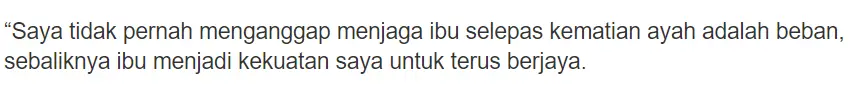 Gigih Menjaga Ibu Setiap Hari, Anak Yatim Pecahkan Rekod Sekolah Raih 11A+