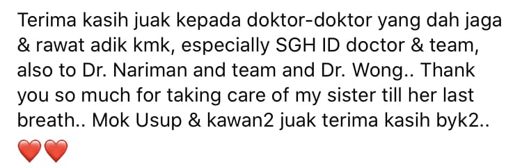 “Terima Kasih Sebab Kuat” – Gadis Sarawak Akhirnya Tewas Lepas 11 Hari Di ICU