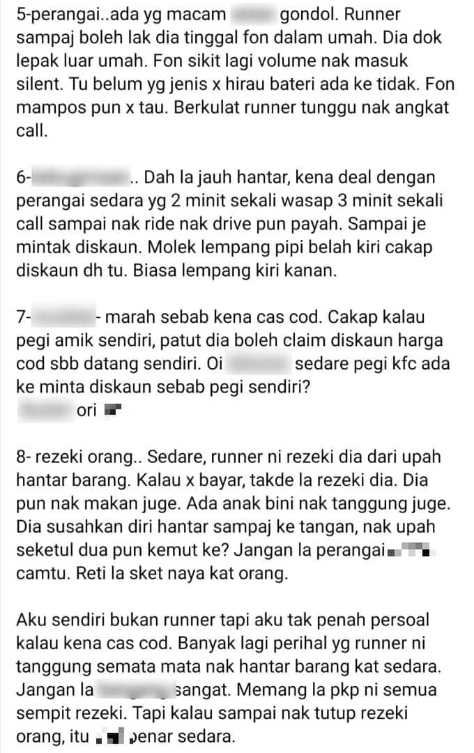 Cancel Order Sebab Perlu Bayar Caj COD, Janganlah Tutup Pintu Rezeki Geng Rider