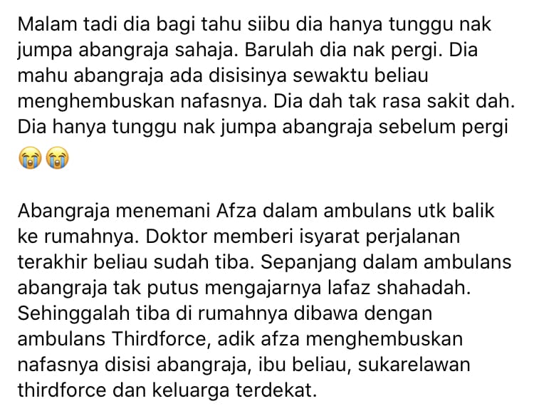 5 Tahun Derita Kanser Tulang, Remaja Sempat Ucap Syahadah Sebelum ‘Pergi’