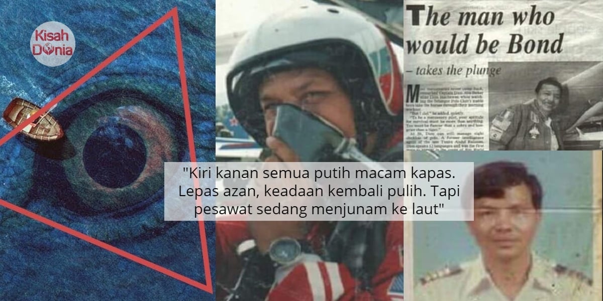 Sempat Azan, Kisah Pilot Malaysia Terselamat Dari 'Dibaham' Laut Segi 3 Bermuda 13