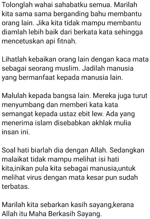 Jangan Salahkan Zakat & Ebit Lew, Netizen Cetuskan Api Fitnah Isu Keluarga Daif