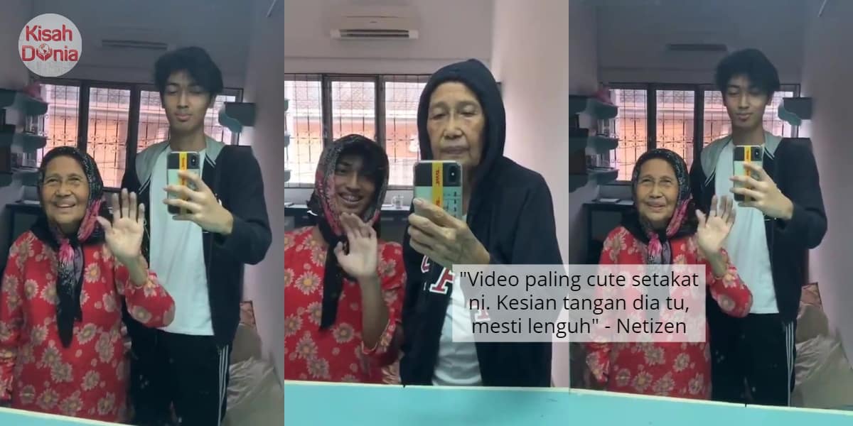 [VIDEO] Sempoi Layan Cucu Main TikTok, Nenek Ini Bawa Imej 'Bad Boy' Win Habis 2