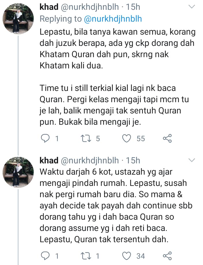 Serik Disindir Rakan Masa Kecil, Gadis Gigihkan Diri Sampai Khatam Al-Quran