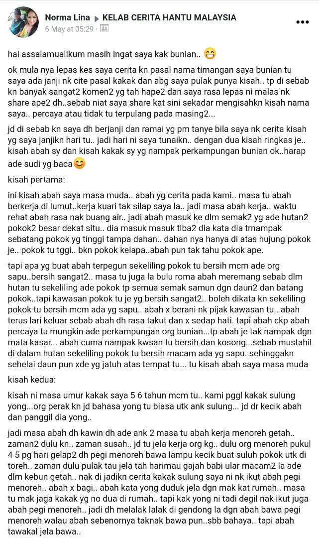 Akak ‘Bunian’ Kembali Buka Cerita, Bongkar Misteri Aneh Adik Ajal Dalam Banjir