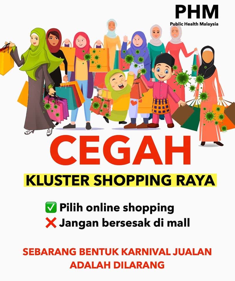 Tak Mustahil Muncul Kluster Shopping Raya, Rakyat Disaran Guna Baju Lama Saja 3