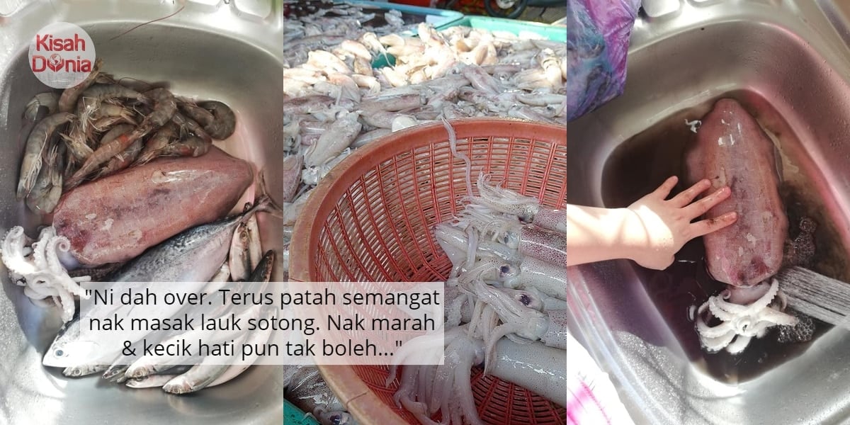 Konon Beli Lauk Basah Online RM18 Sekilo, Wanita Terciduk Dapat Sotong 'Gendut' 12